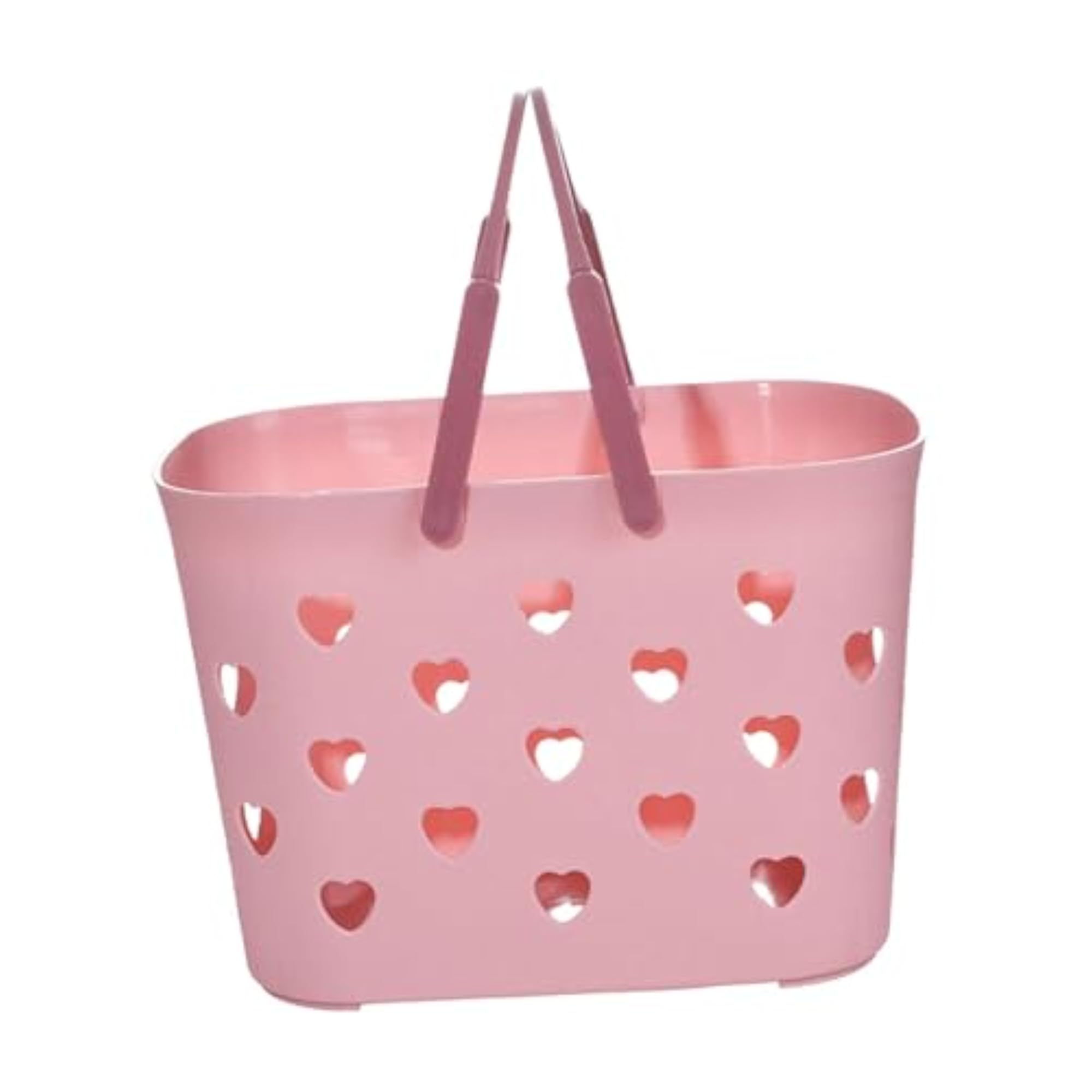 Women's Waterproof Beach Tote Bag with Heart Design